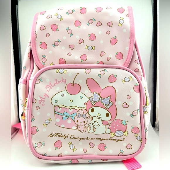 Sanrio Handbags - My Melody Sanrio Medium Backpack Rucksack top- New